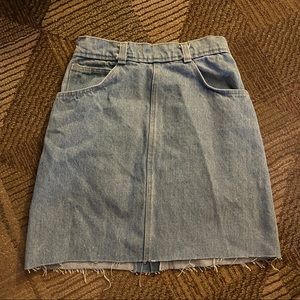90s vintage Candies denim skirt